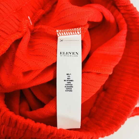 NEW Eleven by Venus Williams Candy Red In Bloom Lounge Shorts Size Medium - Picture 6 of 8